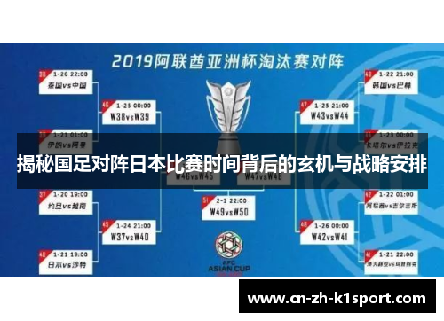 揭秘国足对阵日本比赛时间背后的玄机与战略安排 揭秘国足对阵日本比赛时间背后的玄机与战略安排