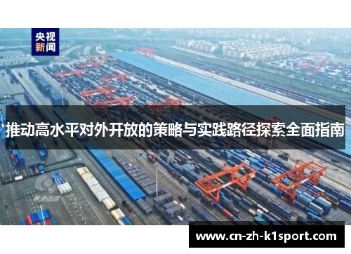 推动高水平对外开放的策略与实践路径探索全面指南 推动高水平对外开放的策略与实践路径探索全面指南